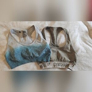 Gymshark Sports Bras - Blue and Gray